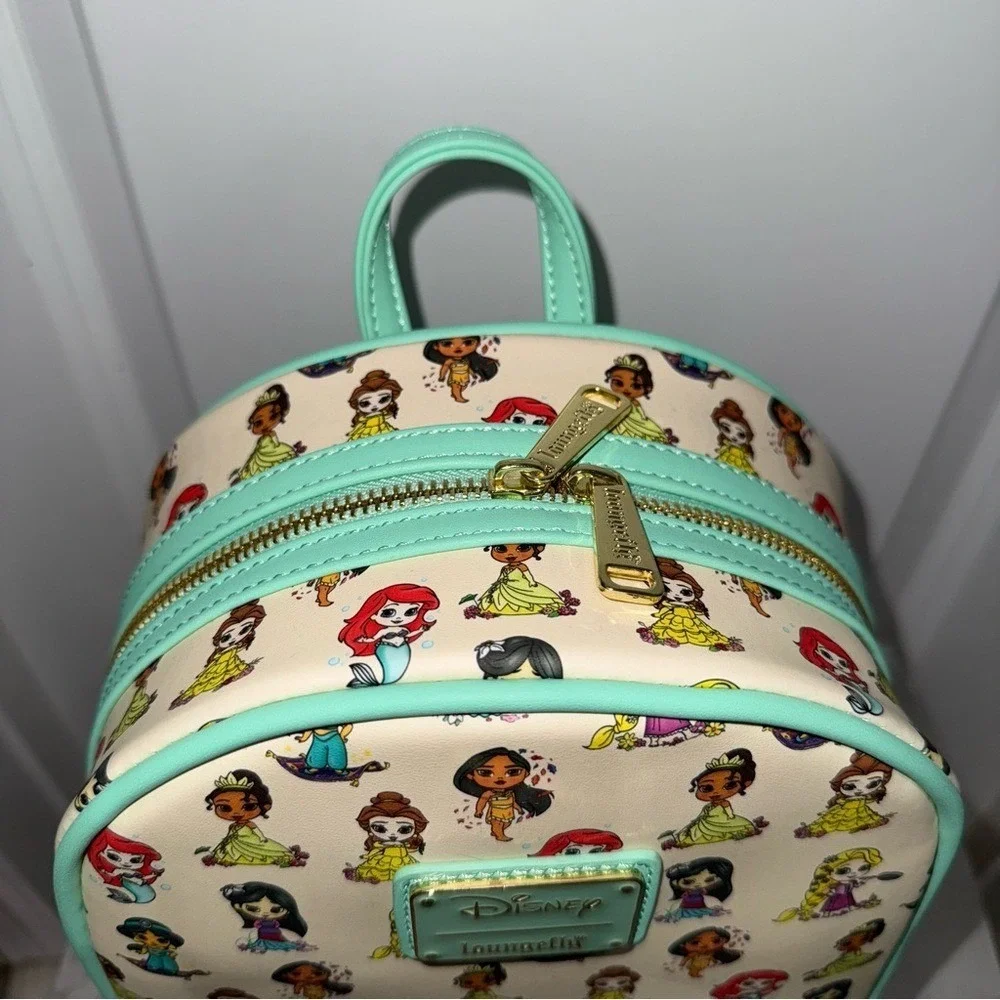 Disney Loungefly Young Princess AOP Backpack - Picture 5 of 6